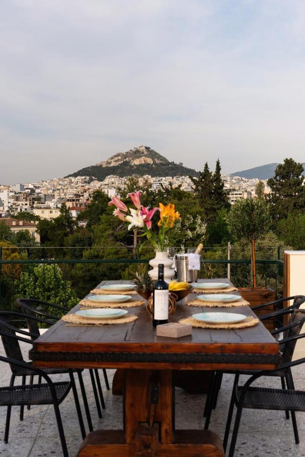 アテネVisum Acropol ,3Br - Private Terrace-Jacuzzi - Amazing Viewアパートメント エクステリア 写真